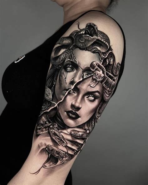 medusa sleeve tattoo